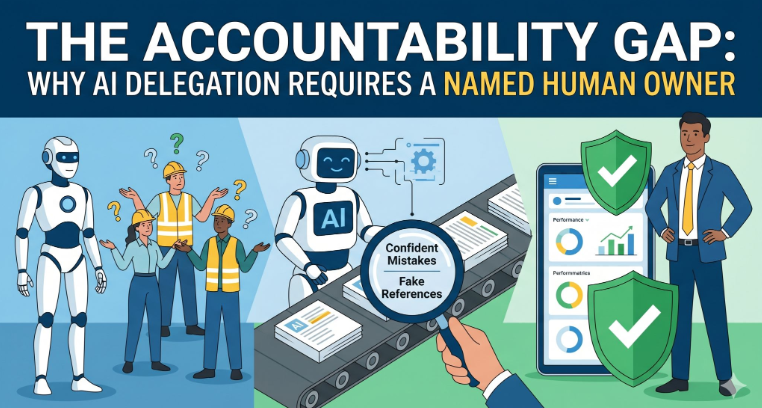 The Accountability Gap: Why AI Delegation Requires a Named Human Owner