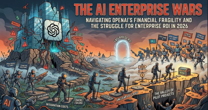 The AI Enterprise Wars: Navigating OpenAI's Financial Fragility and Enterprise ROI in 2026