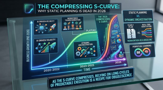 The Compression of the S-Curve and the Human Advantage