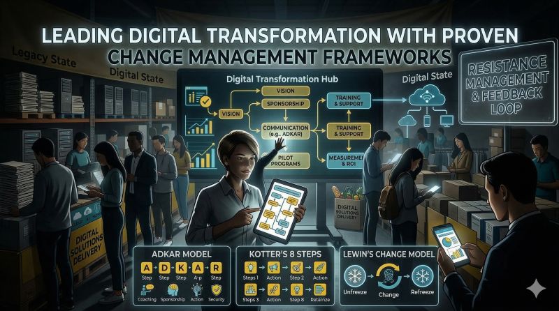 Leading Digital Transformation With Proven Change Management Frameworks